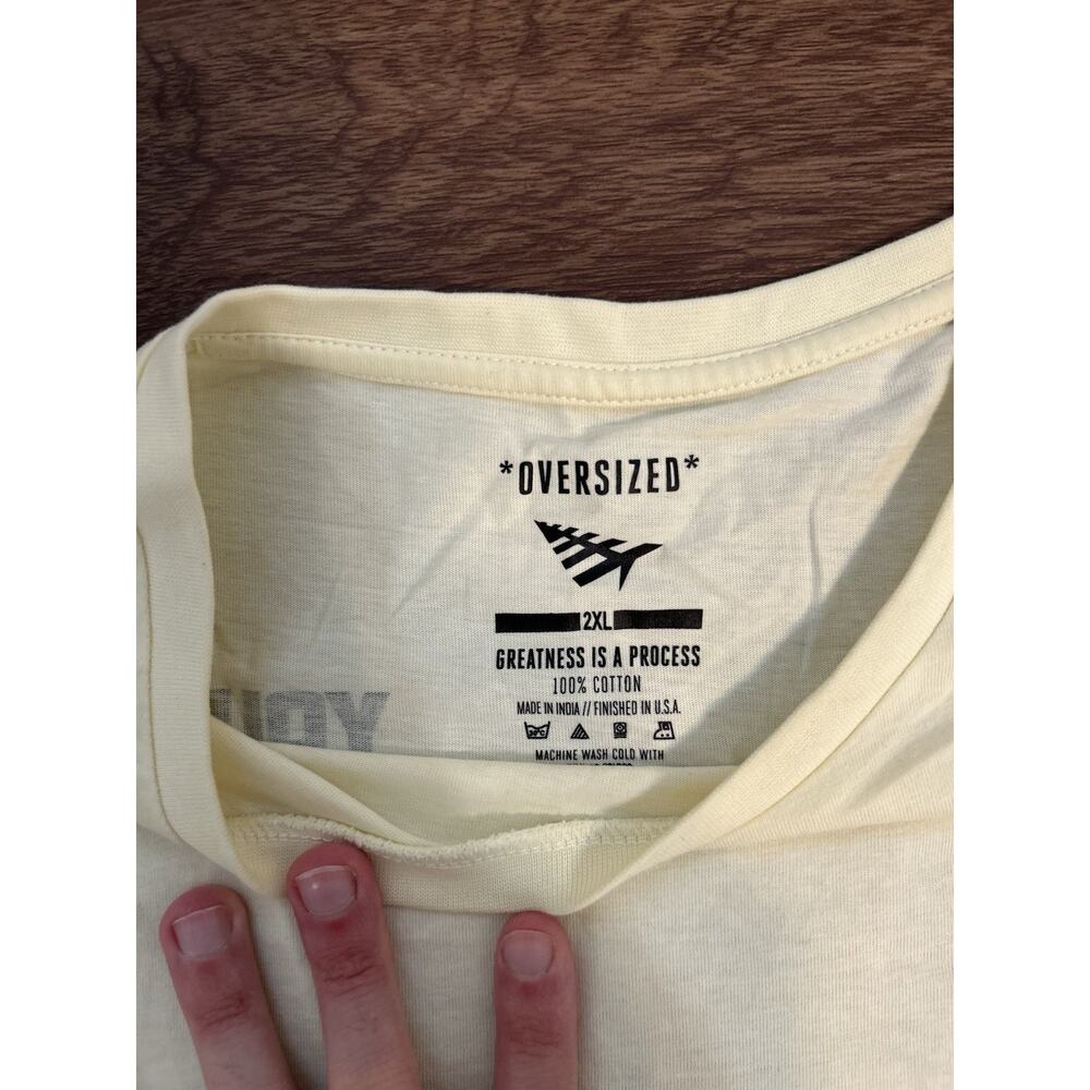 Paper Planes American Flag Beige T-Shirt Tee Size 2XL Greatness Graphic Tee - Picture 3 of 10